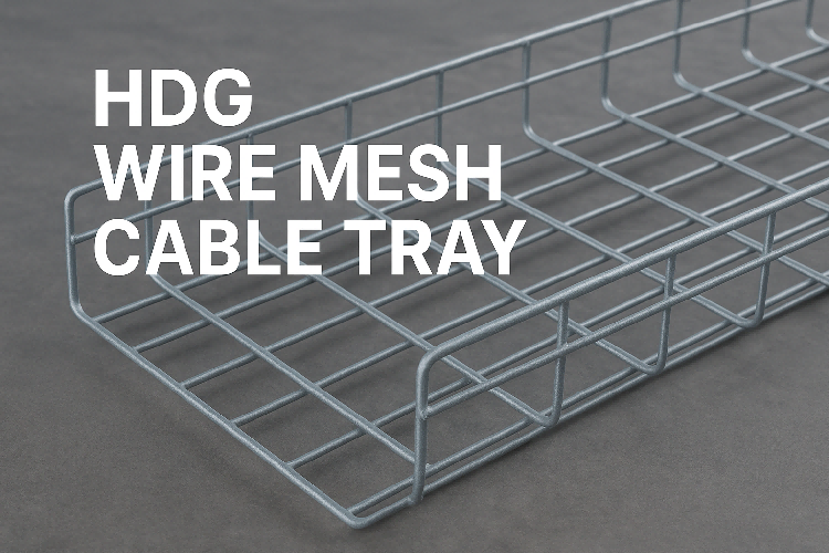 HDG wire mesh cable tray 1